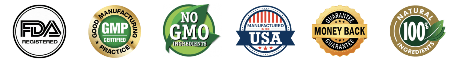 GutGlucose quality seals made in USA FDA-registered GMP-certified and 100 percent natural